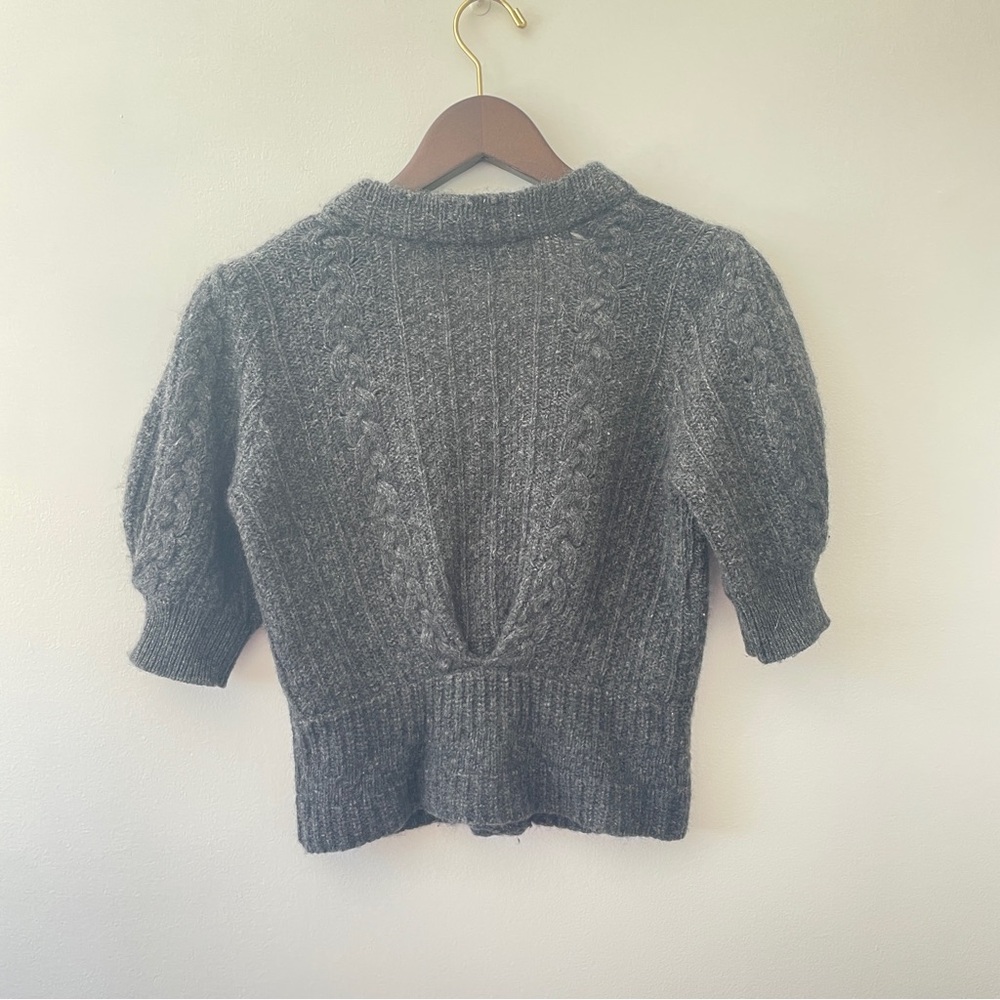 French connection wool blend gray sweater Medium - Picture 5 of 8
